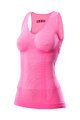 SIX2 Kolesarska majica brez rokavov - SMG LADY - rožnata