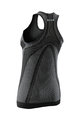 SIX2 Kolesarska majica brez rokavov - SMG LADY - črna
