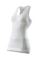 SIX2 Kolesarska majica brez rokavov - SMG LADY - bela