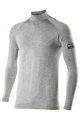 SIX2 Kolesarska  majica z dolgimi rokavi - TS3 MERINOS - siva