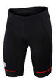 SPORTFUL Kolesarske kratke hlače brez naramnic - GIRO 2.0 - črna/rdeča