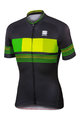 SPORTFUL Kolesarski dres s kratkimi rokavi - STRIPE - črna/rumena