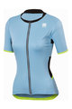 SPORTFUL Kolesarski dres s kratkimi rokavi - LUNA LADY - svetlo modra
