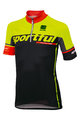 SPORTFUL Kolesarski dres s kratkimi rokavi - SC TEAM KIDS - rumena/črna