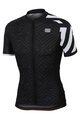 SPORTFUL Kolesarski dres s kratkimi rokavi - PRISM - bela/črna