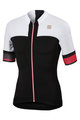 SPORTFUL Kolesarski dres s kratkimi rokavi - STRIKE - bela/črna