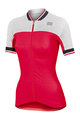 SPORTFUL Kolesarski dres brez rokavov - GRACE LADY - bela/rdeča