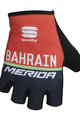 SPORTFUL Kolesarske rokavice s kratkimi prsti - BAHRAIN MERIDA 2017 - črna/rdeča