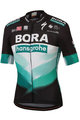 SPORTFUL Kolesarski dres s kratkimi rokavi - BORA HANSGROHE 2020 - zelena/črna