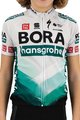 SPORTFUL Kolesarski dres s kratkimi rokavi - BORA 2021 KIDS BOH - zelena/siva