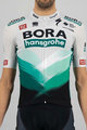 SPORTFUL Kolesarski dres s kratkimi rokavi - BORA HANSGROHE 2021 - siva/zelena