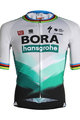 SPORTFUL Kolesarski dres s kratkimi rokavi - BORA HANSGROHE 2021 - siva/zelena