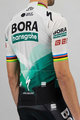 SPORTFUL Kolesarski dres s kratkimi rokavi - BORA HANSGROHE 2021 - siva/zelena