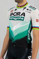 SPORTFUL Kolesarski dres s kratkimi rokavi - BORA HANSGROHE 2021 - siva/zelena
