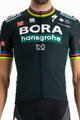 SPORTFUL Kolesarski dres s kratkimi rokavi - BORA HANSGROHE 2021  - siva/zelena