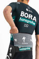 SPORTFUL Kolesarski dres s kratkimi rokavi - BORA HANSGROHE 2021 - zelena/črna