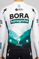 SPORTFUL Kolesarski dres z dolgimi rokavi zimski - BORA 2021 WINTER - siva/zelena
