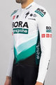 SPORTFUL Kolesarski dres z dolgimi rokavi zimski - BORA 2021 WINTER - siva/zelena