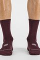 SPORTFUL Kolesarske klasične nogavice - MERINO WOOL 18 - bordo