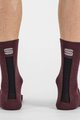 SPORTFUL Kolesarske klasične nogavice - MERINO WOOL 18 - bordo