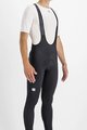 SPORTFUL Kolesarske dolge hlače z naramnicami - CLASSIC - črna