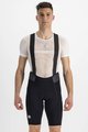 SPORTFUL Kolesarske kratke hlače z naramnicami - TOTAL COMFORT - črna