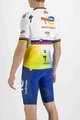 SPORTFUL Kolesarski dres s kratkimi rokavi - TOTAL ENERGIES 2022 - rumena/oranžna/bela/modra
