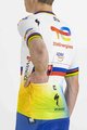 SPORTFUL Kolesarski dres s kratkimi rokavi - TOTAL ENERGIES 2022 - rumena/oranžna/bela/modra