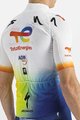 SPORTFUL Kolesarski brezrokavnik - TOTAL ENERGIES 2022 - oranžna/modra/rumena/bela