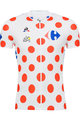 Kolesarski dres s kratkimi rokavi - TOUR DE FRANCE 2018 - rdeča/bela