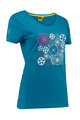 TDF Kolesarska  majica s kratkimi rokavi - ROUES LADY - modra