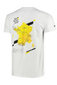 TDF Kolesarska  majica s kratkimi rokavi - TDF ROUTE - bela