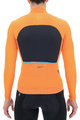 UYN Kolesarski dres z dolgimi rokavi zimski - AIRWING WINTER - črna/oranžna