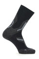 UYN Kolesarske klasične nogavice - TREKKING 2IN MERINO - črna/siva