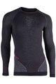 UYN Kolesarska  majica z dolgimi rokavi - FUSYON MERINO - črna