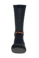 UYN Kolesarske klasične nogavice - AERO WINTER - oranžna/črna
