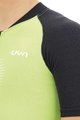 UYN Kolesarski dres s kratkimi rokavi - BIKING GRANFONDO - črna/zelena