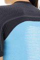UYN Kolesarski dres s kratkimi rokavi - GRANFONDO LADY - antracit/svetlo modra
