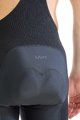 UYN Kolesarske kratke hlače z naramnicami - BIKING RIDEMILES - črna