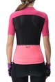 UYN Kolesarski dres s kratkimi rokavi - LIGHTSPEED LADY - rožnata/črna