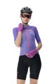UYN Kolesarski dres s kratkimi rokavi - BIKING WAVE LADY - vijolična