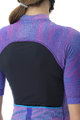 UYN Kolesarski dres s kratkimi rokavi - BIKING WAVE LADY - vijolična