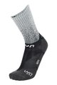 UYN Kolesarske klasične nogavice - AERO - črna/bela