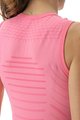 UYN Kolesarska majica brez rokavov - MOTYON LADY - rožnata