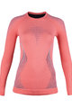 UYN Kolesarska  majica z dolgimi rokavi - EVOLUTYON LADY - črna/rožnata