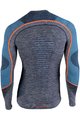UYN Kolesarska  majica z dolgimi rokavi - AMBITYON - oranžna/modra/siva