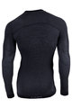 UYN Kolesarska  majica z dolgimi rokavi - FUSYON MERINO - črna