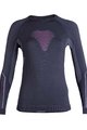 UYN Kolesarska  majica z dolgimi rokavi - VISYON LADY - črna/vijolična