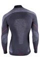 UYN Kolesarska  majica z dolgimi rokavi - EVOLUTYON - črna/siva