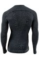 UYN Kolesarska  majica z dolgimi rokavi - FUSYON CASHMERE - siva/črna
